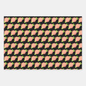 Rose Blume Geschenkpapier Set (Vorderseite 3)