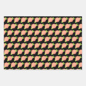 Rose Blume Geschenkpapier Set (Vorderseite)