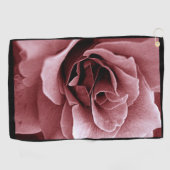 Rose Blume Golfhandtuch (Horizontal)