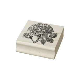Rose Blume Gummi Briefmarke Gummistempel