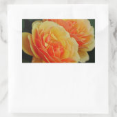 Rose Blume in Blüten / Orange / Umschlag Aufkleber (Tasche)