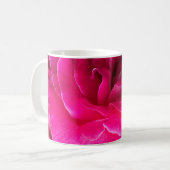 Rose Blume Kaffeetasse (Vorderseite Links)