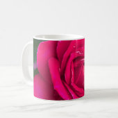 Rose Blume Kaffeetasse (Vorderseite Links)
