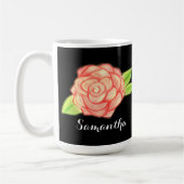 Rose Blume Kaffeetasse (Links)