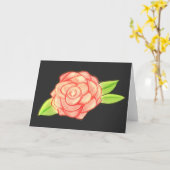 Rose Blume Karte (Gelbe Blume)