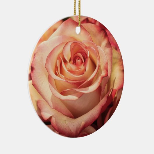 Rose-Blume Keramik Ornament (Rechts)