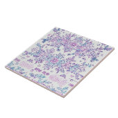 Rose Blume Keramik Tile Fliese (Seite)