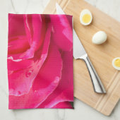 Rose Blume Küchentuch (Viertel Falte)