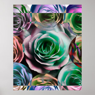 ROSE BLUME KÜNSTLERISCHER STIL POSTER