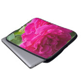 Rose Blume Laptopschutzhülle (Vorne Knopf)