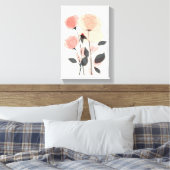 Rose Blume Leinwanddruck (Insitu (Schlafzimmer))