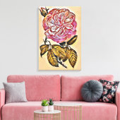 Rose Blume Leinwanddruck (Insitu (Wohnzimmer))