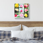 Rose Blume Leinwanddruck (Insitu (Schlafzimmer))
