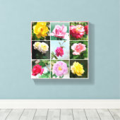 Rose Blume Leinwanddruck (Insitu (Holzboden))