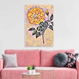 Rose Blume Leinwanddruck