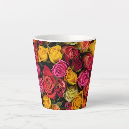 Rose Blume Milchtasse (Vorderseite)