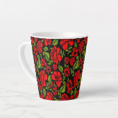 Rose Blume Milchtasse (Linke Ecke)