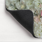 Rose Blume Natur Blumenrosa Muster Mousepad (Ecke)