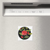 Rose Blume Natur Romance Thorns Magnet (In Situ (Geschirrspüler))