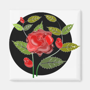 Rose Blume Natur Romance Thorns Magnet