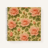 Rose Blume Notebook. Notizblock (Vorderseite)