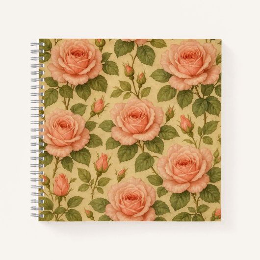 Rose Blume Notebook. Notizblock (Vorderseite)