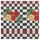 ROSE, BLUME, PATTERN STOFF (Nahaufnahme)