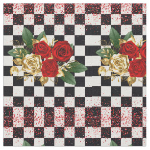 ROSE, BLUME, PATTERN STOFF