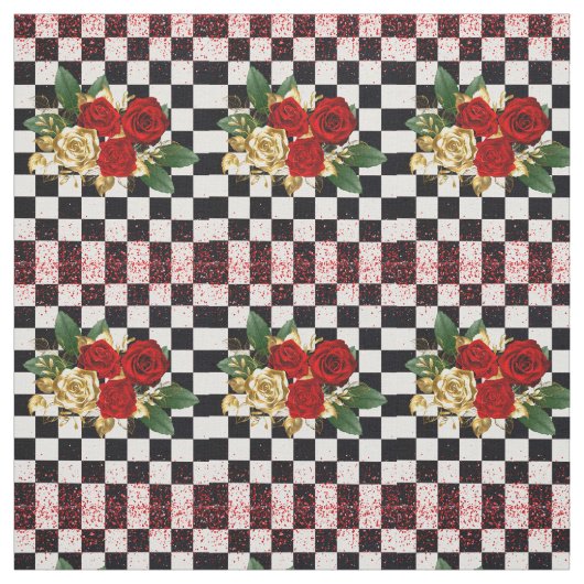 ROSE, BLUME, PATTERN STOFF (Muster)