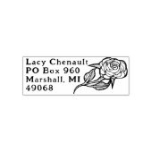 Rose Blume Permastempel (Design)