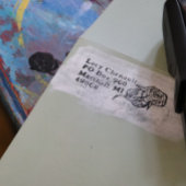 Rose Blume Permastempel