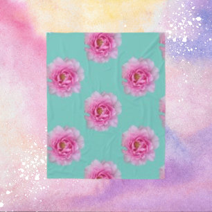 Rose Blume Petal Fleece Blanket