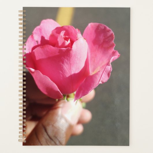 Rose Blume Planer (Vorderseite)