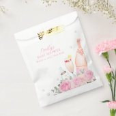 Rose Blume Poppin Champagner Flaschen Kinderdusche Geschenktütchen (Versiegelt)