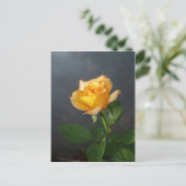 Rose Blume Postkarte (Stehend Vorderseite)