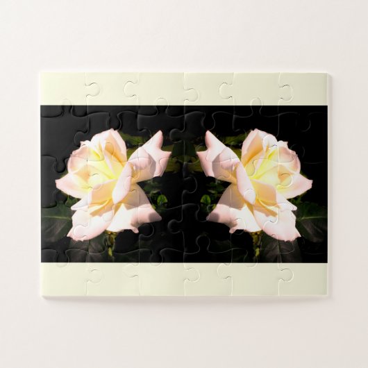 Rose Blume Puzzle (Horizontal)