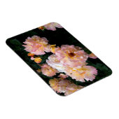 Rose Blume, rosa Gelbe Rosen Magnet (Rechte Seite)
