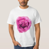 Rose Blume Rosa T-Shirt (Vorderseite)