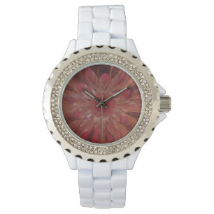 Rosé-Blume Rosa Uhr