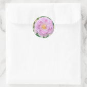 Rose Blume Runder Aufkleber (Tasche)