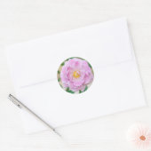 Rose Blume Runder Aufkleber (Umschlag)