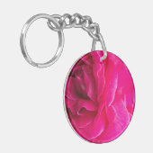 Rose Blume Schlüsselanhänger (Vorderseite links)
