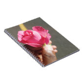 Rose Blume Spiral Foto Notebook Notizblock (Rechte Seite)