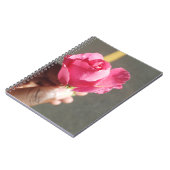 Rose Blume Spiral Foto Notebook Notizblock (Linke Seite)
