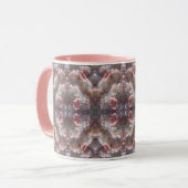Rose Blume Tasse (Vorderseite Links)