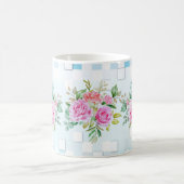 Rose Blume Tasse-11 oz-dauernde Keramik Kaffee Tas Kaffeetasse (Mittel)
