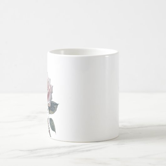 Rose Blume Totbeutel Kaffeetasse (Mittel)