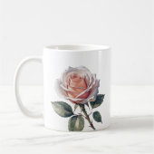 Rose Blume Totbeutel Kaffeetasse (Links)