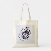 Rose Blume Tragetasche (Rückseite)