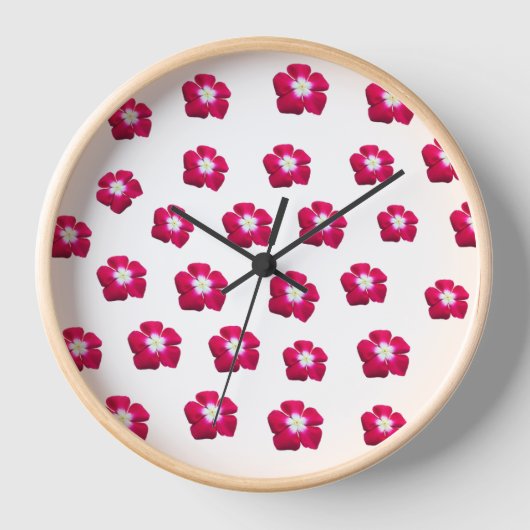 Rose Blume Uhr (Vorderseite)